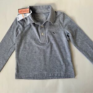 NWT Vineyard Vines Boys Edgartown Long Sleeve Polo 2T